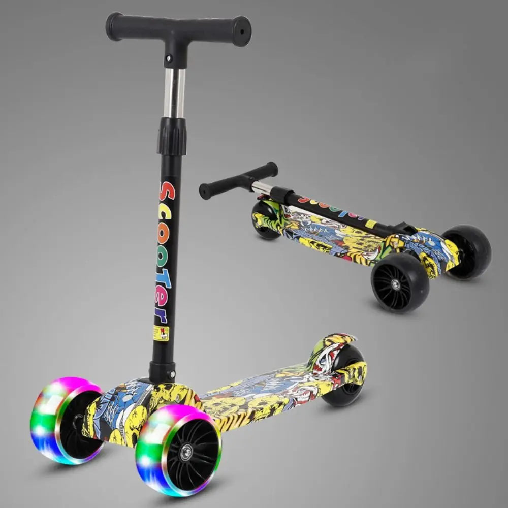 Kinderroller mit LED-Leuchträdern – Fahrspaß für kleine Abenteurer