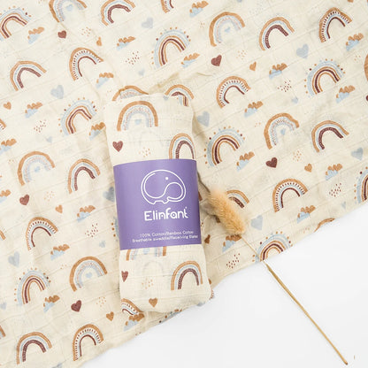 Bamboo Cotton Baby Muslin Swaddle Blanket