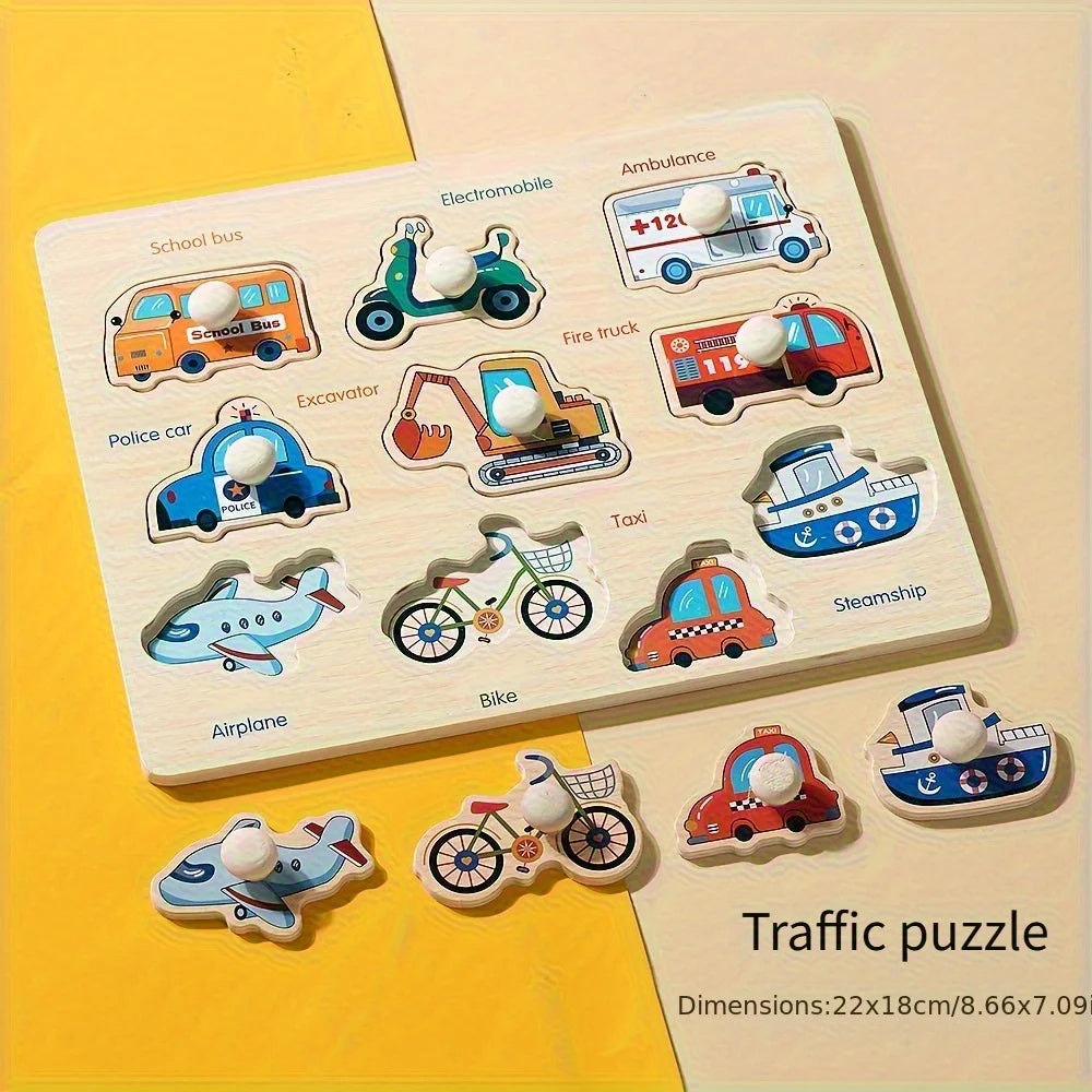 Wooden Puzzles for Babies & Toddlers