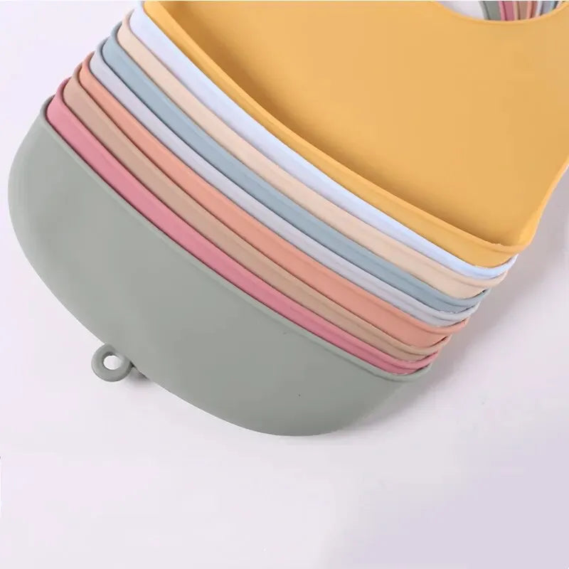 Waterproof Silicone Baby Bib Easy to Clean