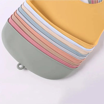 Waterproof Silicone Baby Bib Easy to Clean
