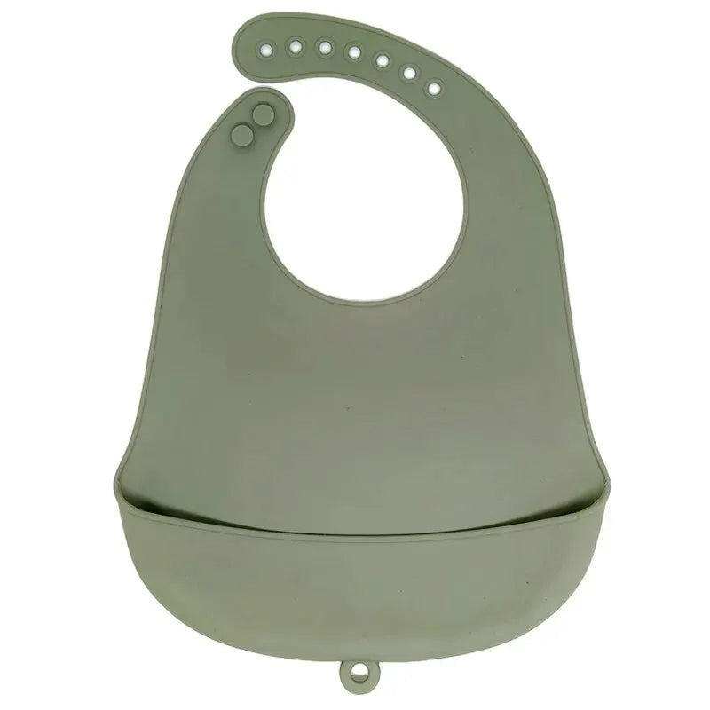Waterproof Silicone Baby Bib Easy to Clean