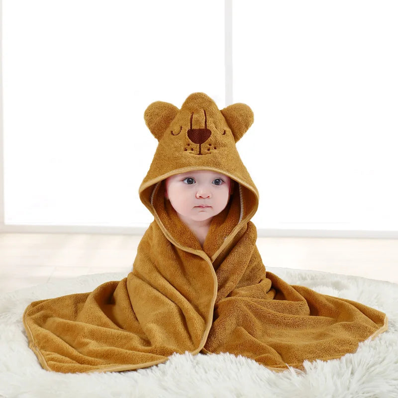 Baby Hooded Blanket & Bath Towel for Boys and Girls