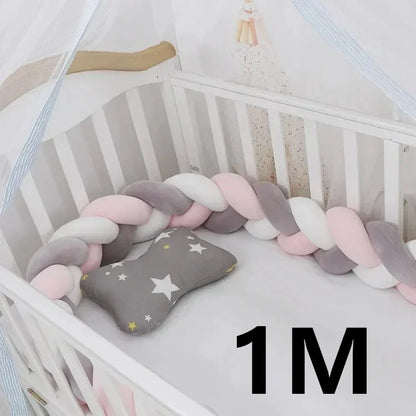 Cot bumper, Braided Cot Bumper for Toddlers