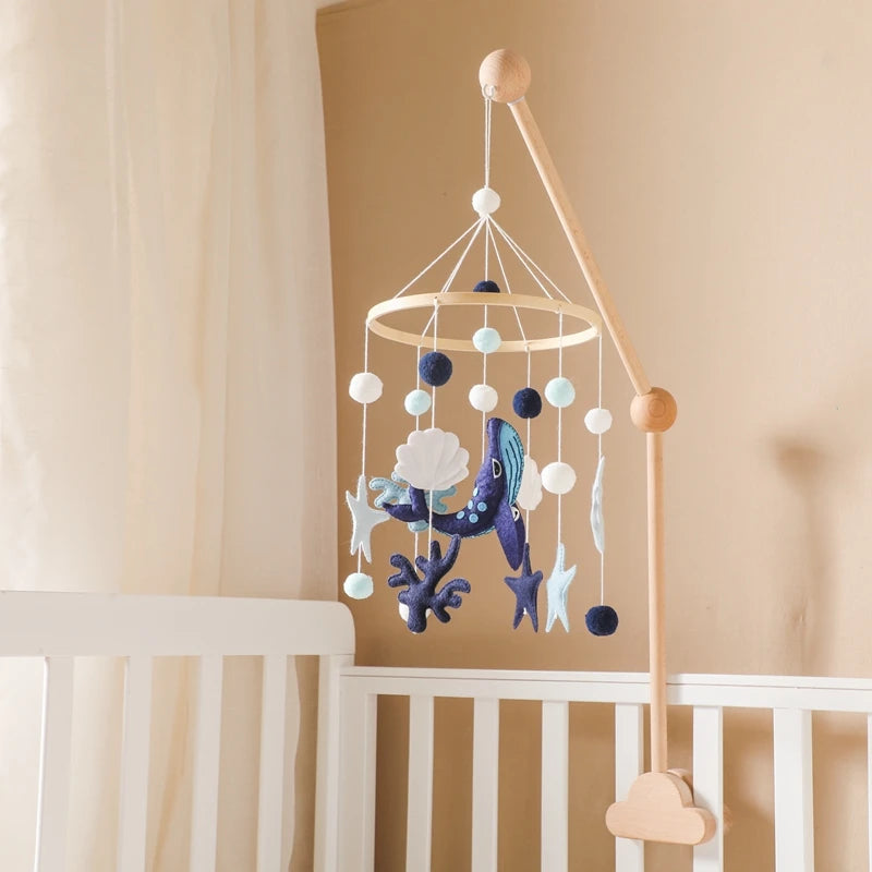Baby Holz-Rassel mit Tiermotiv