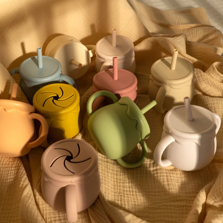 3-in-1 Baby Snack & Sippy Cup