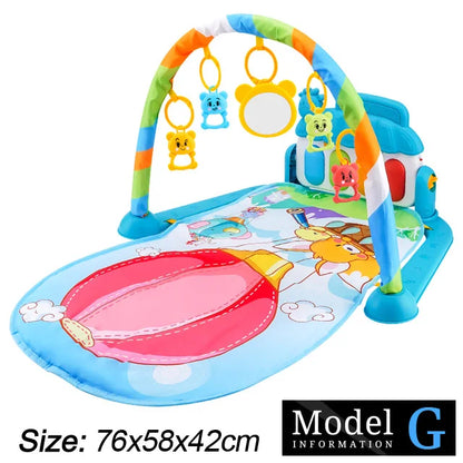 Baby Fitness Play Mat with Music & Piano