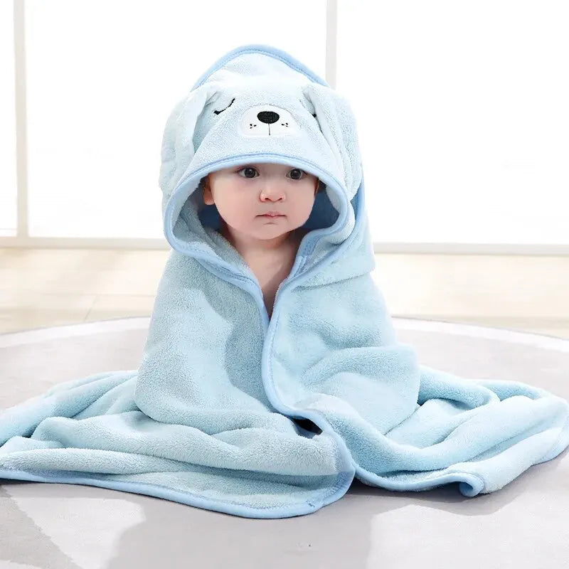Baby Hooded Blanket & Bath Towel for Boys and Girls