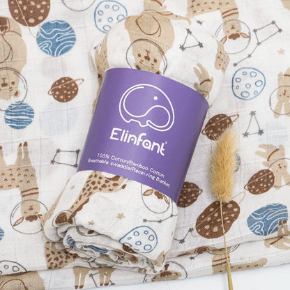 Bamboo Cotton Baby Muslin Swaddle Blanket