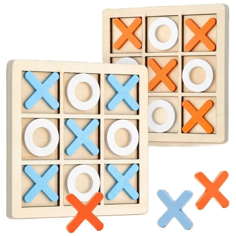 Montessori Holz Tic-Tac-Toe Lernspiel