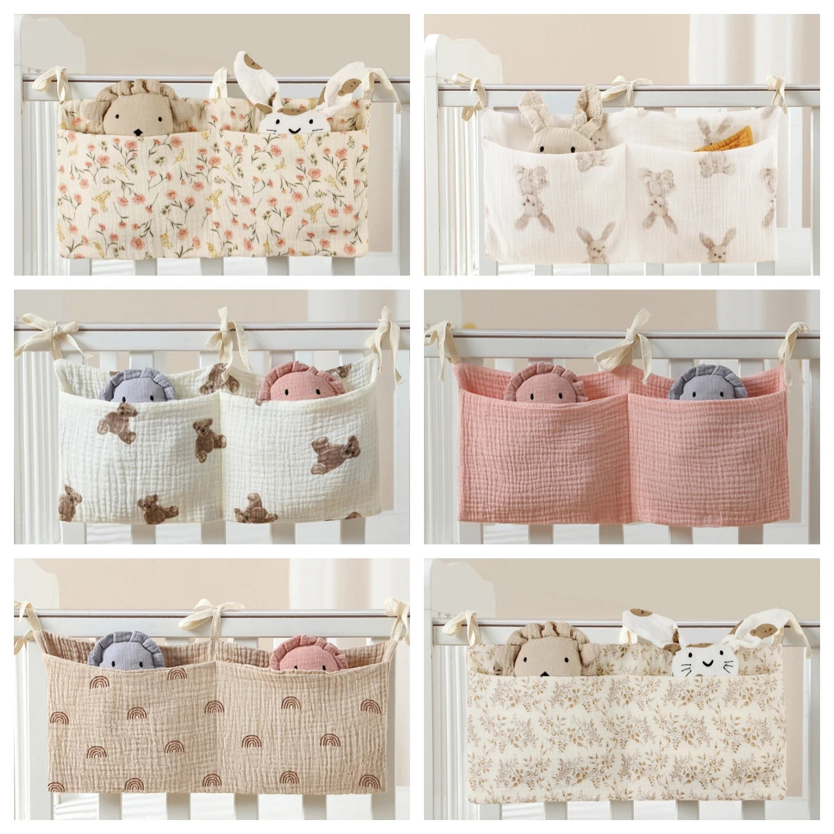 Multifunctional Baby Cot Storage Bag