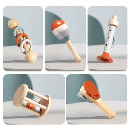 Montessori Musikinstrumente aus Holz