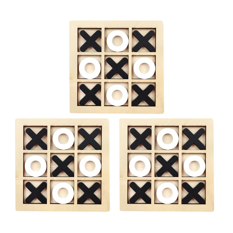 Montessori Holz Tic-Tac-Toe Lernspiel