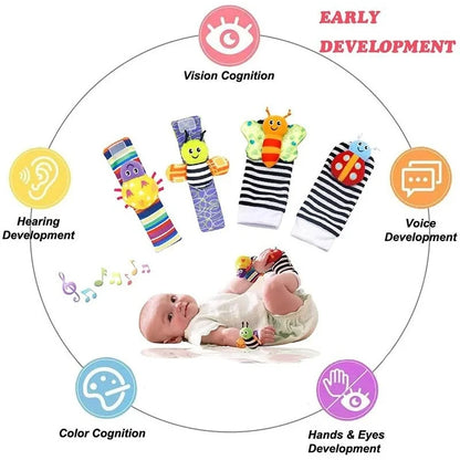 AFOVIC Baby Rattle Set