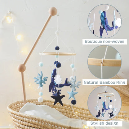 Baby Holz-Rassel mit Tiermotiv