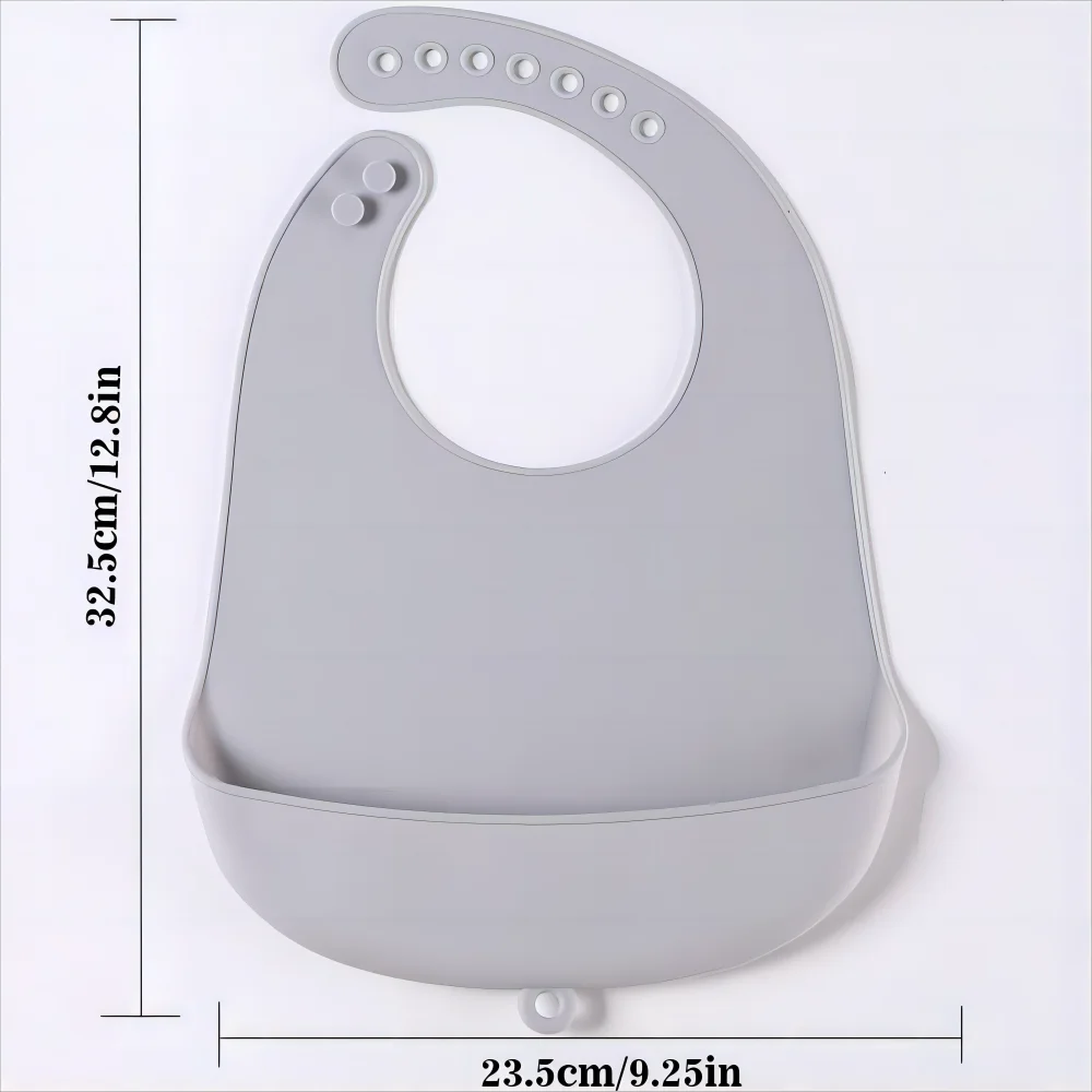 Waterproof Silicone Baby Bib Easy to Clean