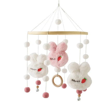 Baby Holz-Rassel mit Tiermotiv
