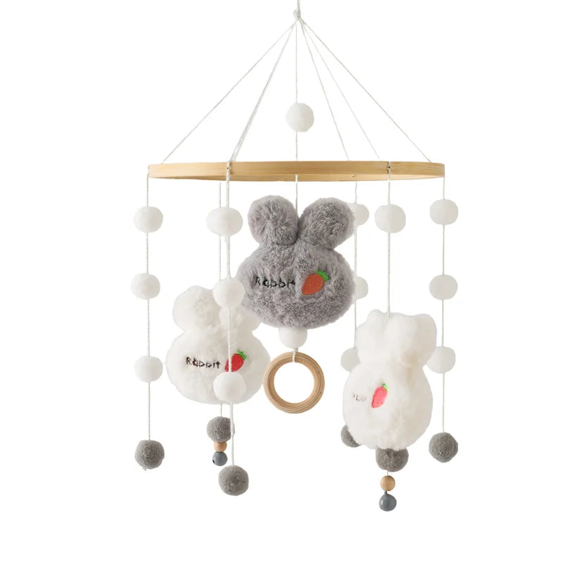 Baby Holz-Rassel mit Tiermotiv