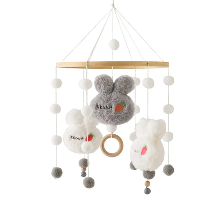 Baby Holz-Rassel mit Tiermotiv