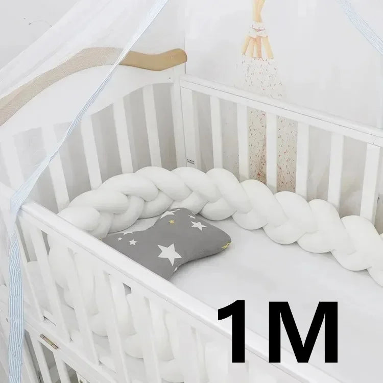 Cot bumper, Braided Cot Bumper for Toddlers