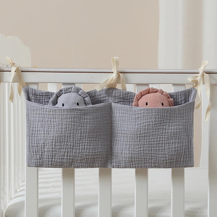 Multifunctional Baby Cot Storage Bag