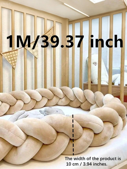 Cot bumper, Braided Cot Bumper for Toddlers