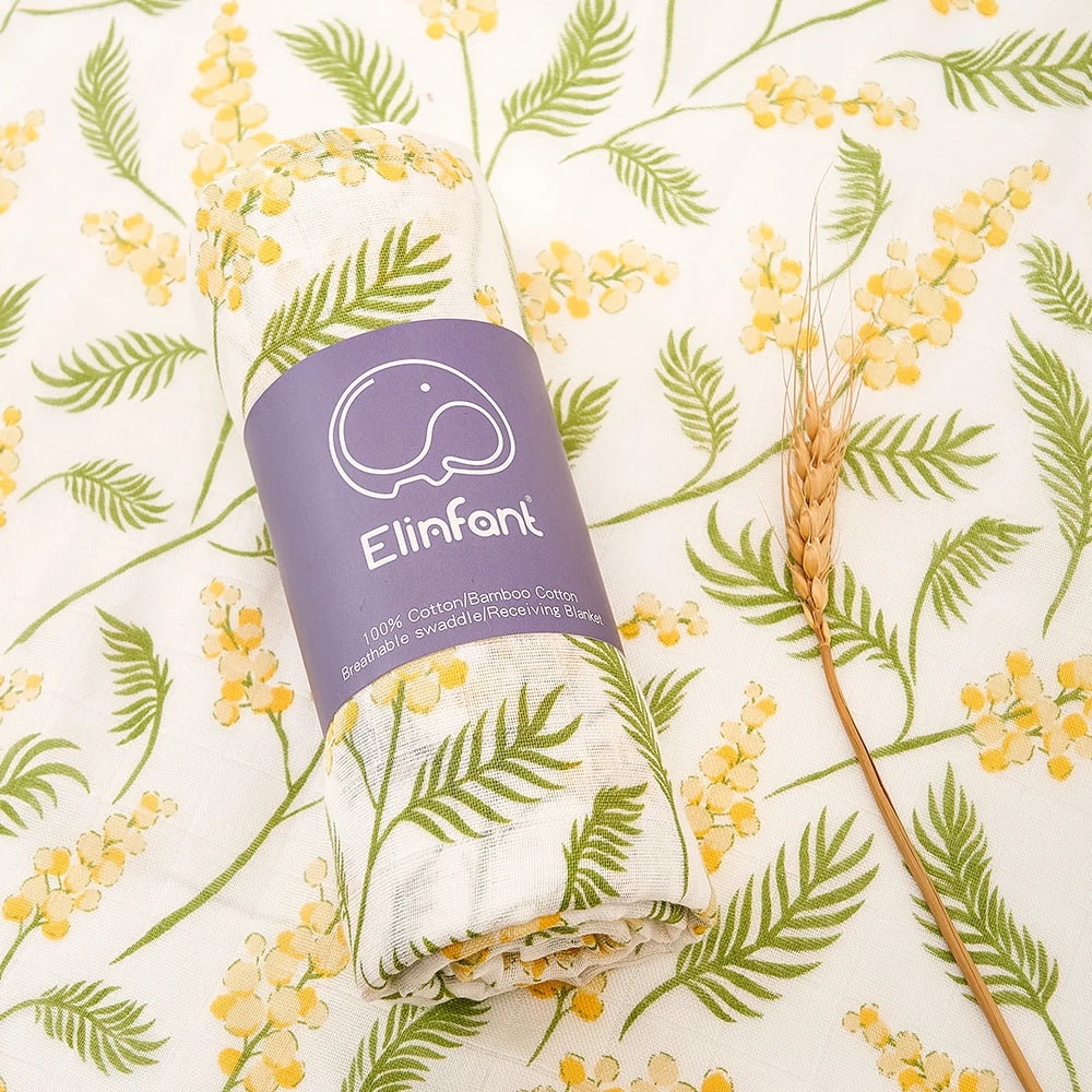 Bamboo Cotton Baby Muslin Swaddle Blanket