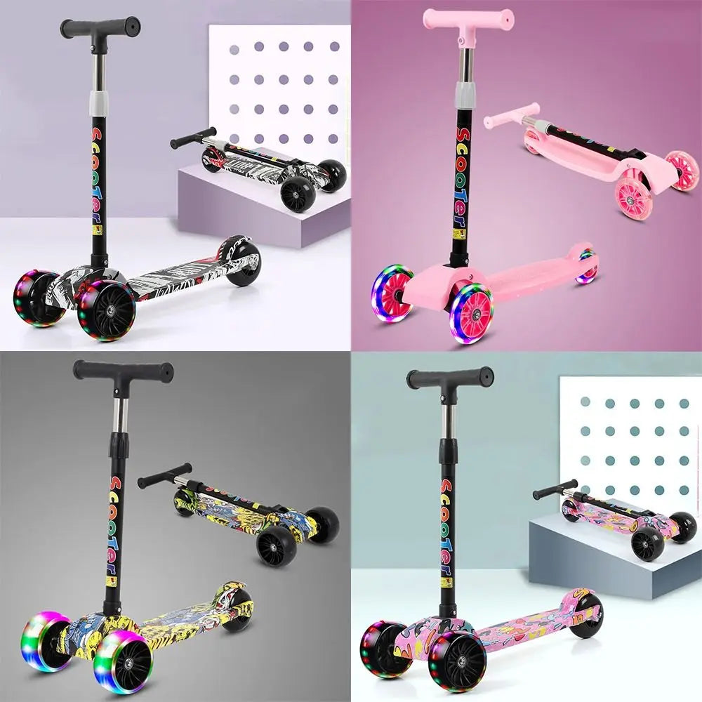 Kinderroller mit LED-Leuchträdern – Fahrspaß für kleine Abenteurer