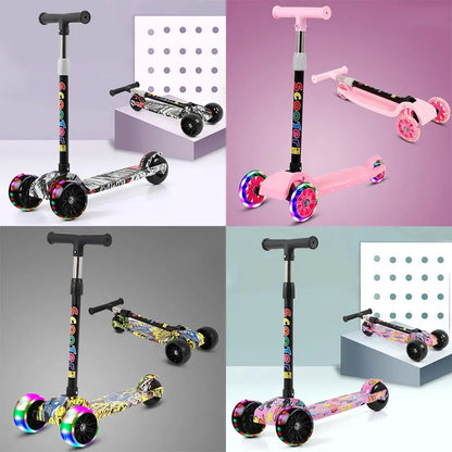 Kinderroller mit LED-Leuchträdern – Fahrspaß für kleine Abenteurer