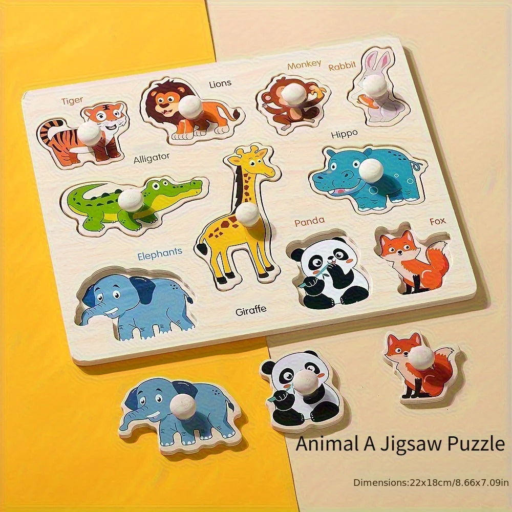 Wooden Puzzles for Babies & Toddlers