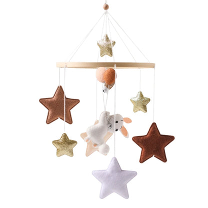 Baby Holz-Rassel mit Tiermotiv