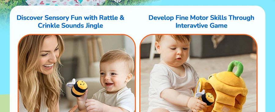 Sensory Baby Beehive Toy