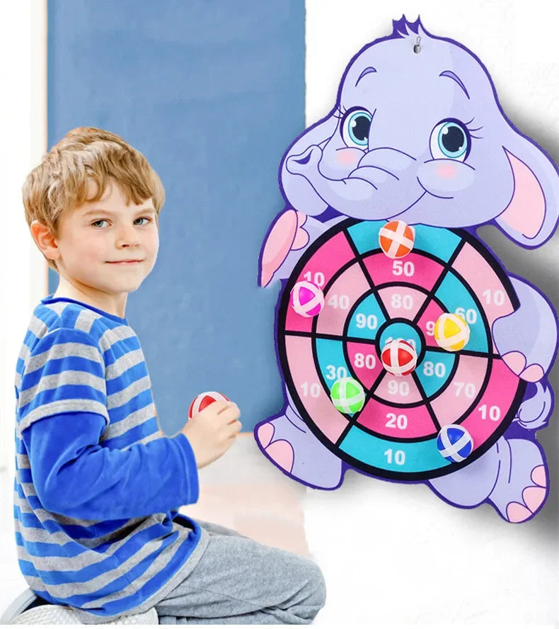 Montessori Klett-Dartspiel für Kinder – Spiel, Spaß & Bewegung