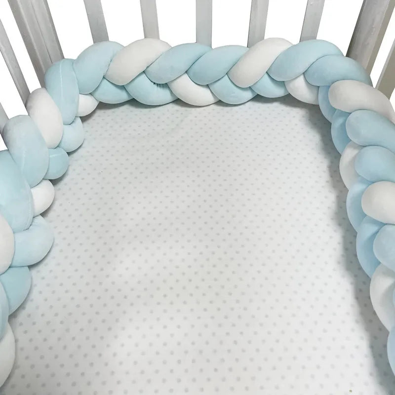 Cot bumper, Braided Cot Bumper for Toddlers
