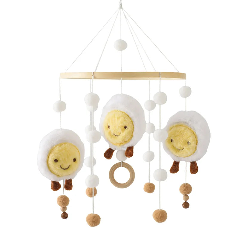 Baby Holz-Rassel mit Tiermotiv