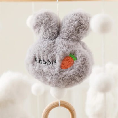 Baby Holz-Rassel mit Tiermotiv
