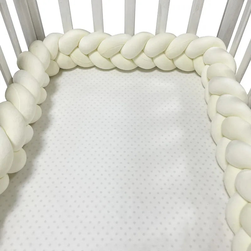 Cot bumper, Braided Cot Bumper for Toddlers