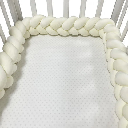 Cot bumper, Braided Cot Bumper for Toddlers