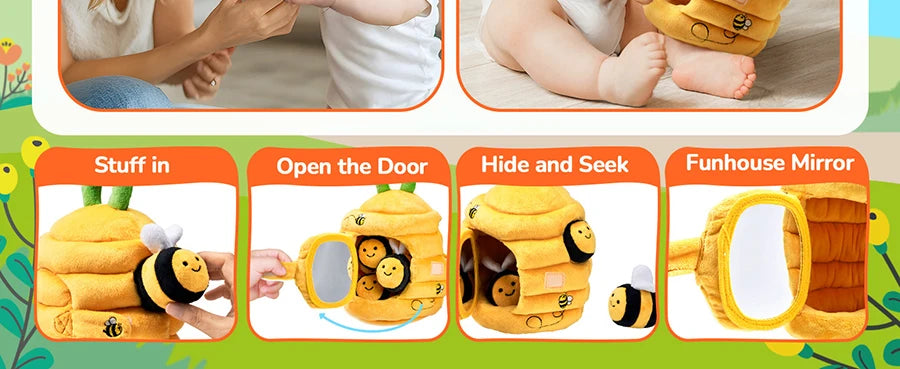 Sensory Baby Beehive Toy