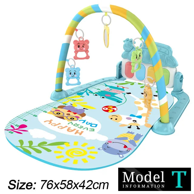 Baby Fitness Play Mat with Music & Piano