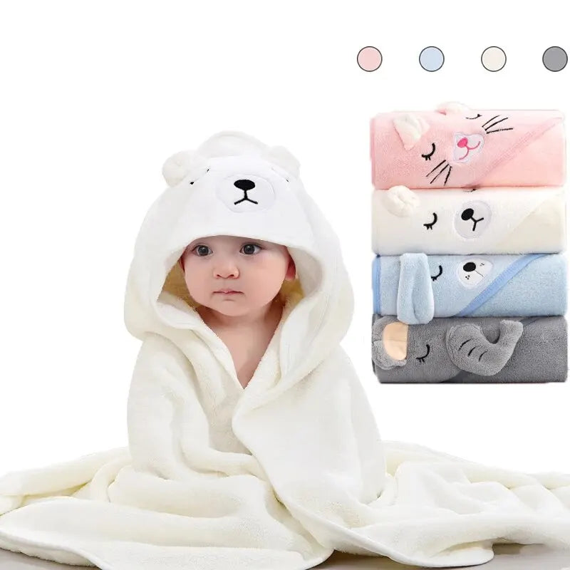 Baby Hooded Blanket & Bath Towel for Boys and Girls