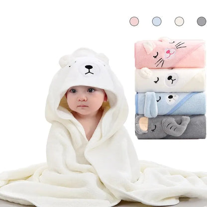 Baby Hooded Blanket & Bath Towel for Boys and Girls