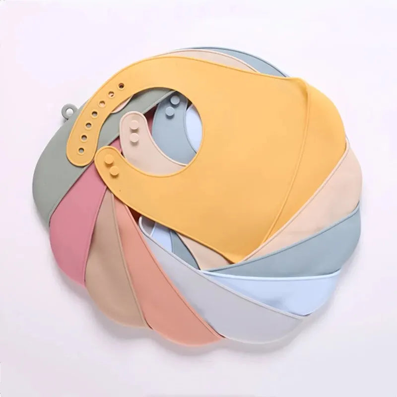 Waterproof Silicone Baby Bib Easy to Clean