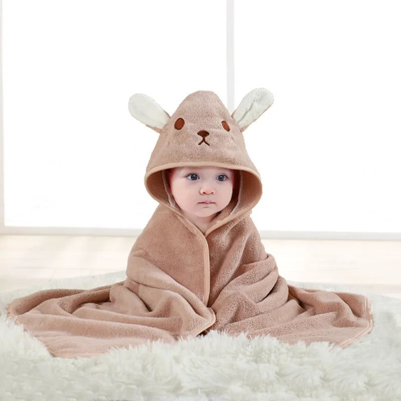 Baby Hooded Blanket & Bath Towel for Boys and Girls