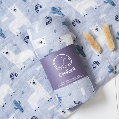 Bamboo Cotton Baby Muslin Swaddle Blanket