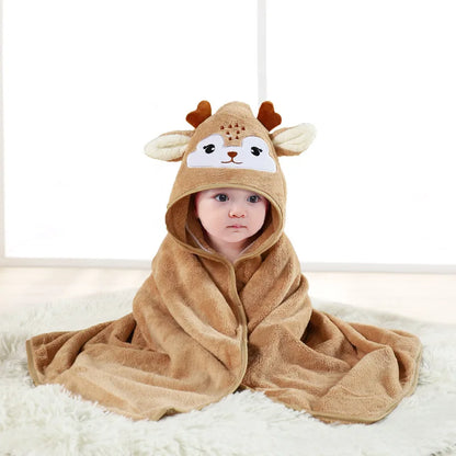 Baby Hooded Blanket & Bath Towel for Boys and Girls