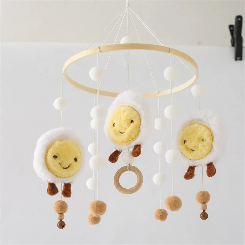 Baby Holz-Rassel mit Tiermotiv