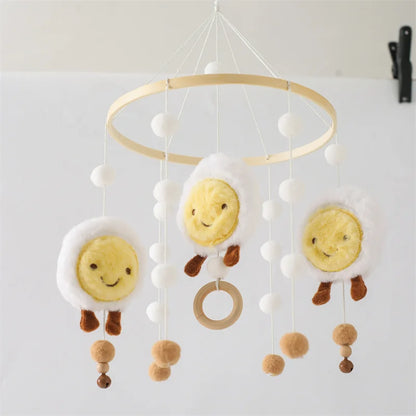Baby Holz-Rassel mit Tiermotiv