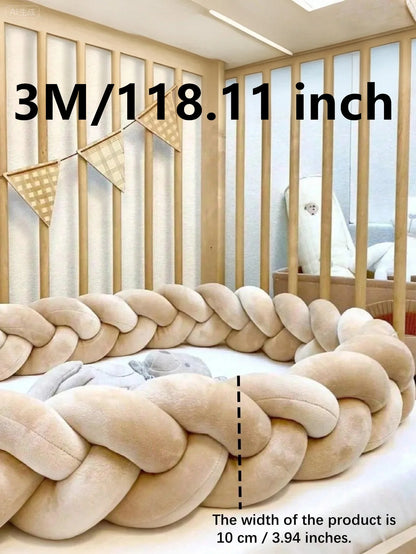 Cot bumper, Braided Cot Bumper for Toddlers
