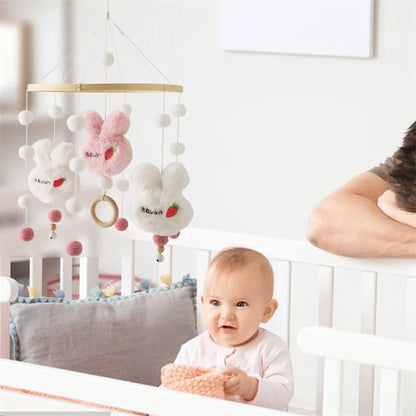 Baby Holz-Rassel mit Tiermotiv